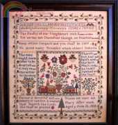 Samplers Remembered - Mary Allen 1818