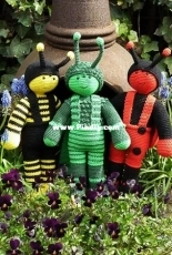 Atelier Sopra -Haken and Vilten- Jose Visser - Mister Bee - German and Dutch - Free