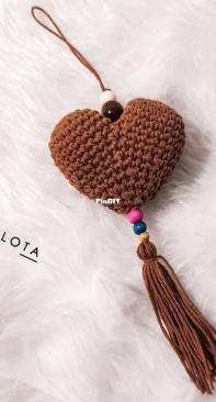 Bellota Arte - Maria Luz Zamaro - Heart Pendant - Colgante Corazón - Spanish - Free