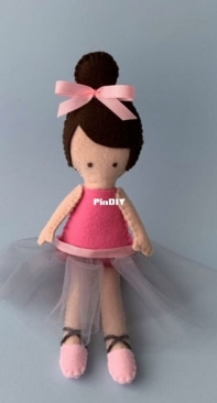 Miss Felt Designs - Easy Felt Ballerina - Free