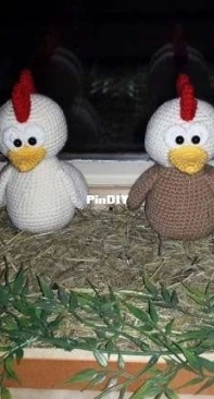 Haekeln Deluxe - Yvonne Kanowski - Private chicken coop - Privater Hühnerstall - German