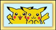 Cross Stitch Quest - Pokémon - Pikachu Couple - Free