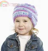 Premier Yarns-P00280-Garter Ridge Cloche by Deborah Norville-Free