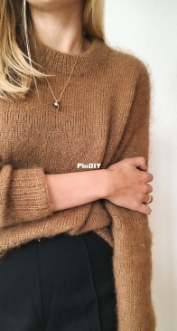 Stockholm Sweater by Mette-Wendelboe Okkels - PetiteKnit - Russian Translated
