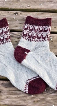 Battle Bunny Socks by Anna Lange-Free
