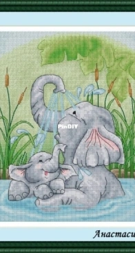Elephants by Anastasiya Moshkina