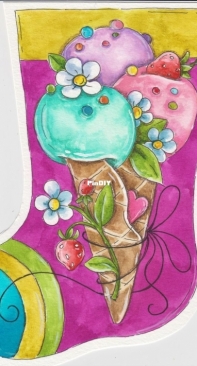 Magic Thread - Ice Cream Sock by Alexandra Kiseleva / Alexa Kiss