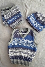 Viking Set (Beanie,Vest) by Fox Joke-English,Hungarian-Free