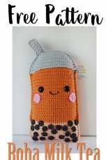 3am Grace Designs - Donna Vasquez Beavers and Michaelene Nelson - Boba Milk Tea Kawaii Cuddler - Free