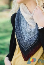 SweetGeorgia Yarns-Reverb Shawl by Felicia Lo-Free