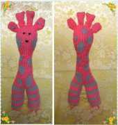 my work----knitting giraffe