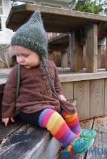Sweetly Simple Baby Leg Warmers by Nat Raedwulf/Wolf & Faun Knits-Free