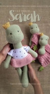 Lalarte Crochet - Elayne Ramos Cirilo - Sarah - Portuguese