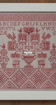 Modern Folk Embroidery - Letters from the North No. 3 XSD