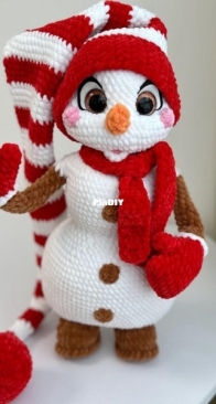 Crochet Toys Digital - Snowman - English