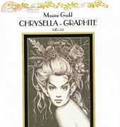 Mystic Stitch MG-151 Chrysella Graphite by Maxine Gadd
