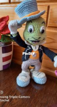 BtcsCrochet - Breierné Terjéki Csilla - BTCS-087- Jiminy Cricket - Translated