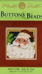 Mill Hill MH14-5306 Buttons Beads - Jolly St. Nick