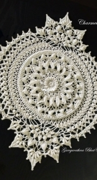 Crochet Shelters - Gangarathna Bhat - Charmee Doily - English and Russian