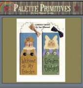 Palette Primitives Garden Signs (Welcome to my Garden - Garden Blessing ) by Sue Allemand