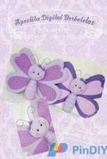 Apostila Digital Butterflies - Felted Butterfly - Fofurices Bella Manu - Portuguese - Free
