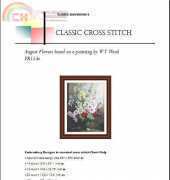 Classic Cross Stitch FR154 - August Flowers