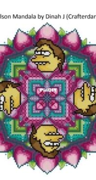 Crafter Dark - Nelson Mandala by Dinah J