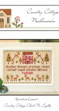 Country Cottage Needleworks CCN 80 - Reindeer Games