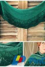 Knit Sew Happy - Emerald Isle Shawl by Jamie Leigh Schmelebeck - Free