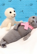 Fuzzy Mitten - Barbara Prime - Silky Seal