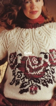 VC Knit - Vintage Classics - Roses and Cables