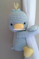 BB Adorables -  Isabel R Davenpost - Duck Curtain Tie back