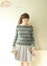 Linnae Pullover by Dawn Catanzaro - Bristol Ivy - Quince & Co.