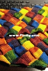 Entrelac Biscottes version by Louise Robert Biscotte Yarn - Free