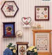 American School of Needlework ASN 3525 - Cross Stitch Designs For Clocks