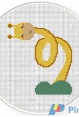 Daily Cross Stitch - Playful Giraffe
