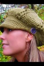 CrocheTrend Patterns - Viktoria Gogolak- Gigi Newsboy Hat Crochet Pattern