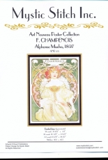 Mystic Stitch ANP-13 Art Nouveau Poster Collection - F. Champenois Alphonse Mucha 1987