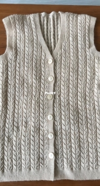 Knit vest
