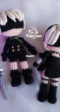 MoonChan Crafts - Regina Henn -  Automata 2B & 9S