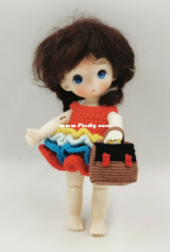 dress and bag for doll jamjam