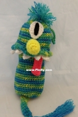 Manic Yarn - Aimee J Borst - Marvyn the Monster Pencil Case