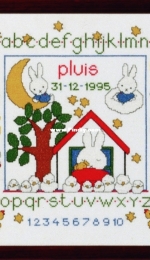 Pako 230.277 - Birthday Sampler Pluis , Dick Bruna