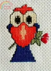 Krafty Kiwi - Pukeko holding a sprig of Pohutakawa