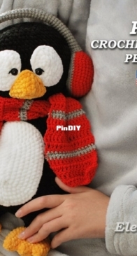 Toys Metlina Elena _ crochet pattern penguin _ English