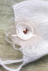 Baby Girl Bonnet - Because of Crochet