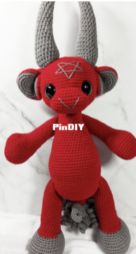 Grim Grinning Goats - Felicia Rupp - Grim Grinning (Tall) Goat GGG V2  Base Pattern
