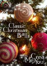 Crea Me  - Carola van Groen - Classic Christmas Balls - Dutch
