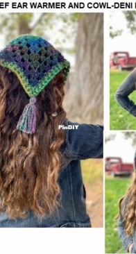Deni Made - Deni Sharpe - Esme Kerchief Ear Warmer and Cowl