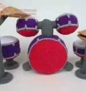 Sky Magenta - Drum Set